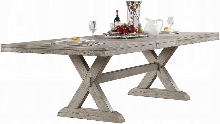 Kitchen Furniture Set 13pc Casual Dining Table Set Include 1 Extendable Dining Table, 10 Side Chairs and 2 Arm Chairs, 12-Person Dining Table Set, Set for 10-12 People Extendable (13PS) - Image 2